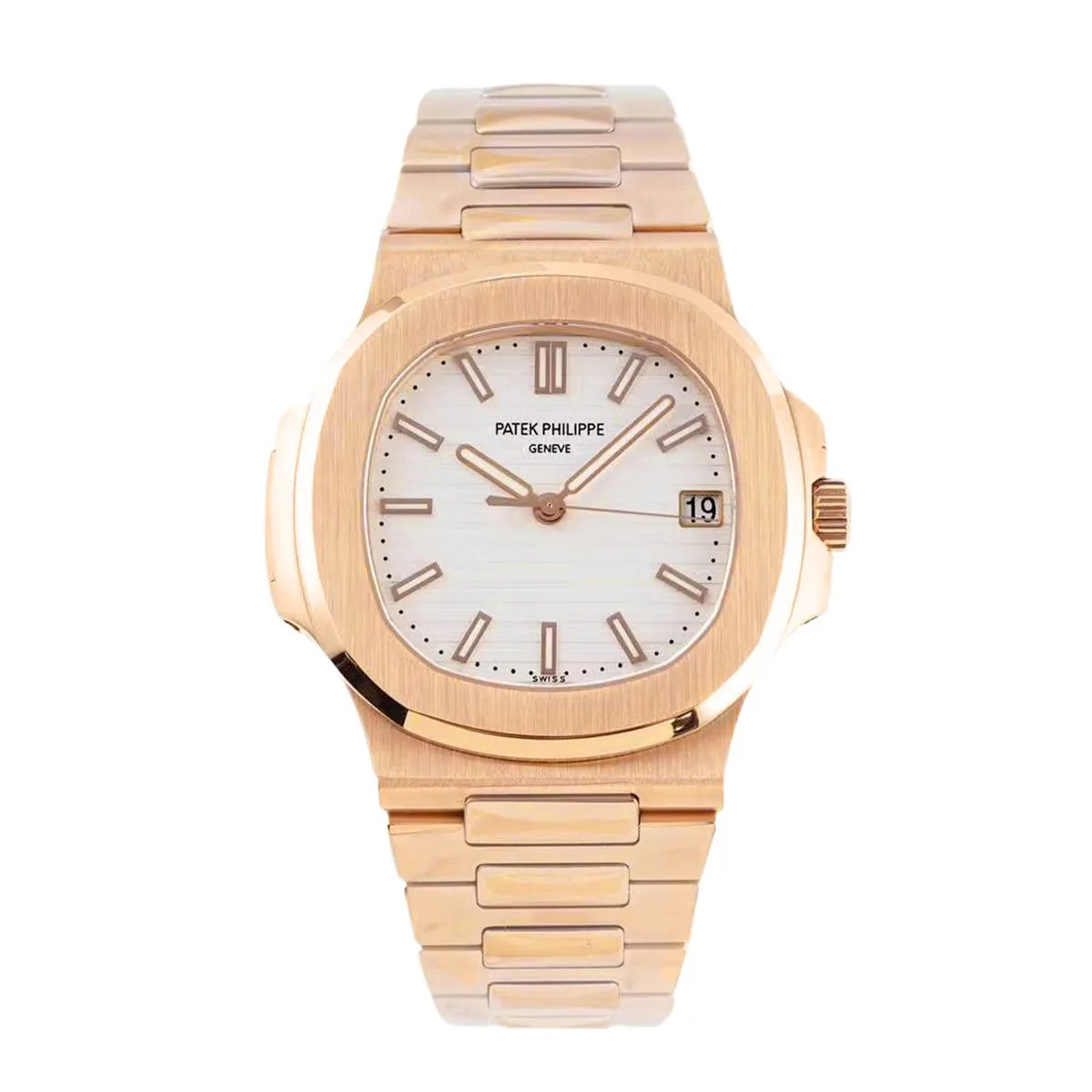 PPF-Patek-5711-Rose-Gold-White-Dial-on-Bracelet