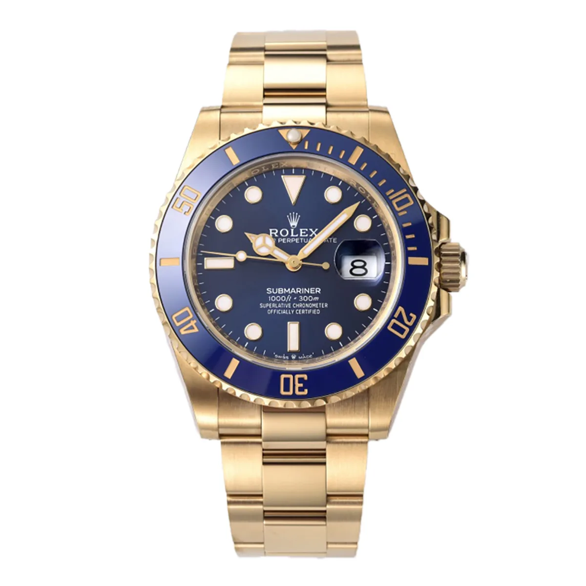 Submariner-41-126618LB-Blue-Ceramic-in-Yellow-Gold-1