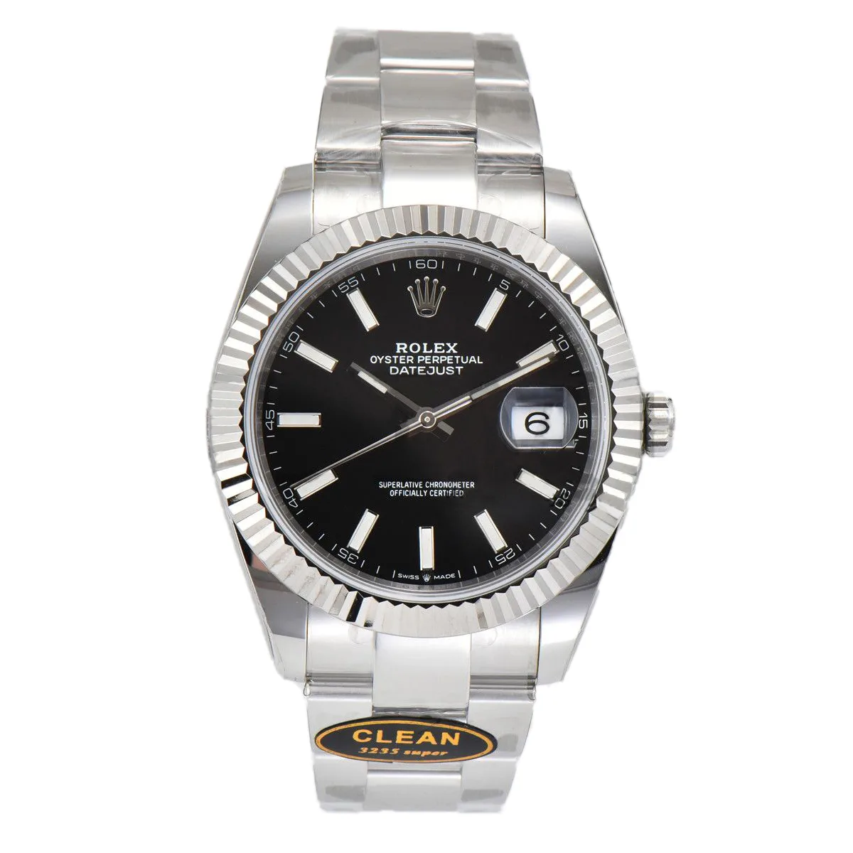 Datejust-41-126334-Bright-Black-Dial-Stick-Markers-on-Oyster-Bracelet-1