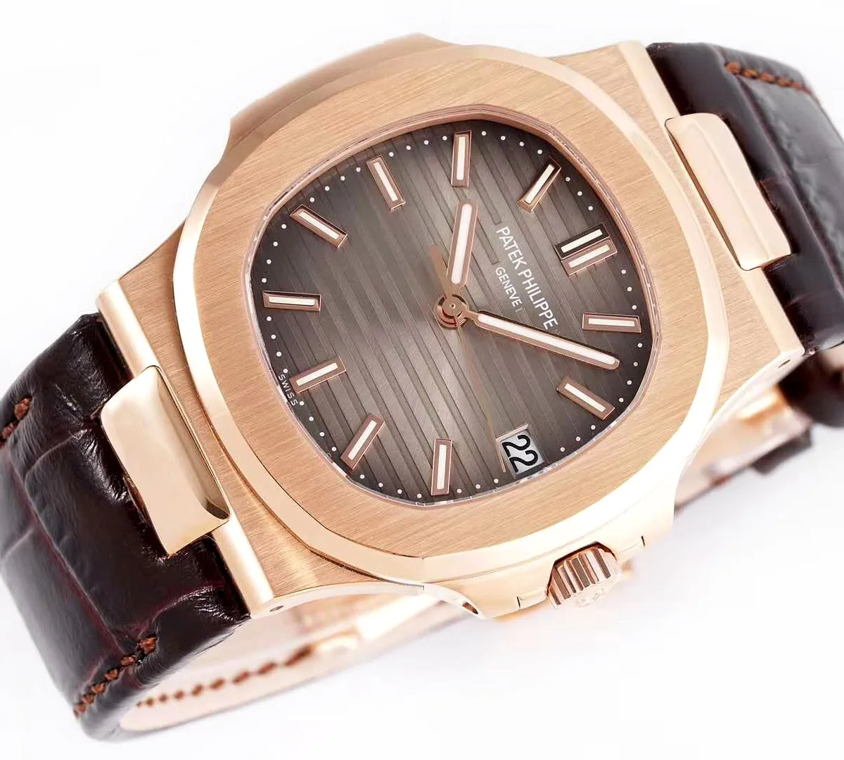 Patek-5711-RG-Brown-Dial-on-Leather-Strap-4