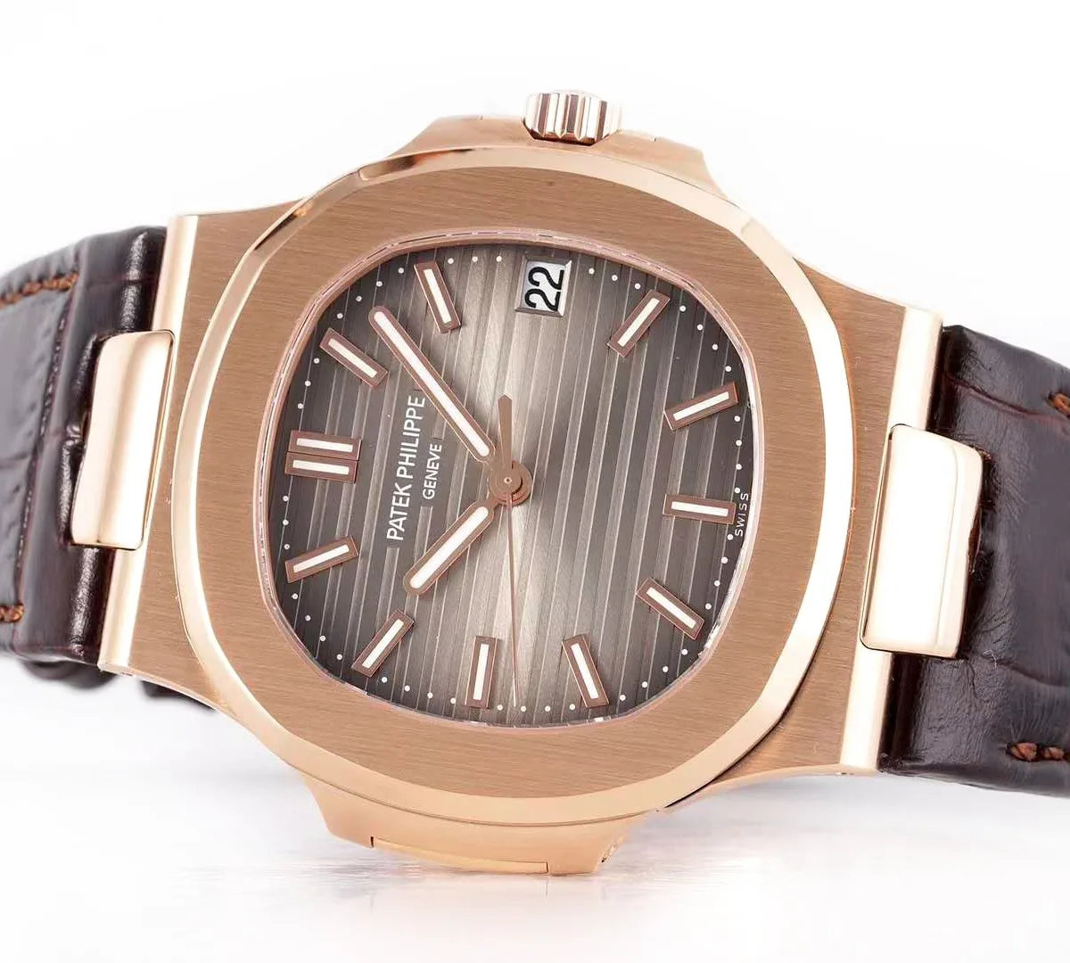 Patek-5711-RG-Brown-Dial-on-Leather-Strap-5