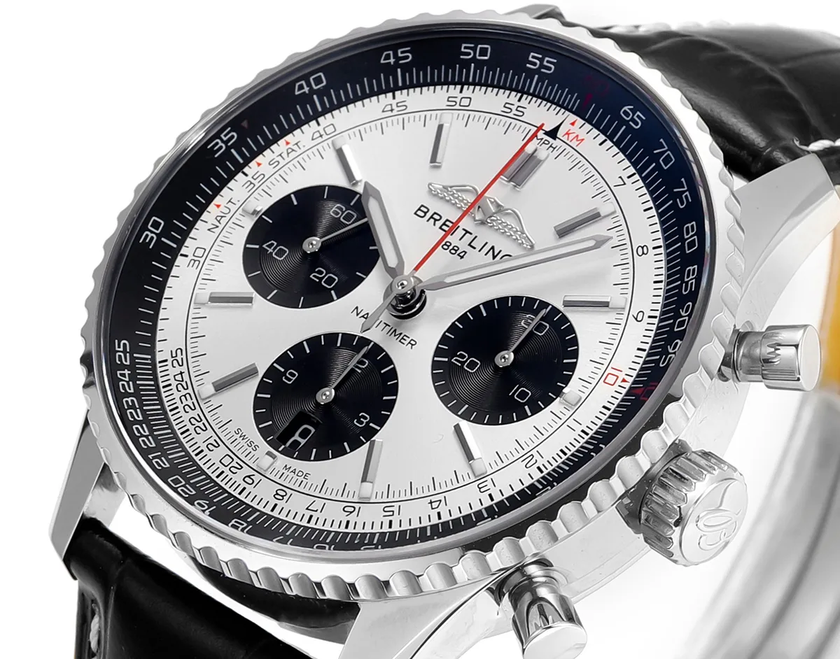 Navitimer-B01-Chronograph-43-Silver-Dial-in-Steel-on-Leather-Strap-Ref.-AB0138241G1P1-5