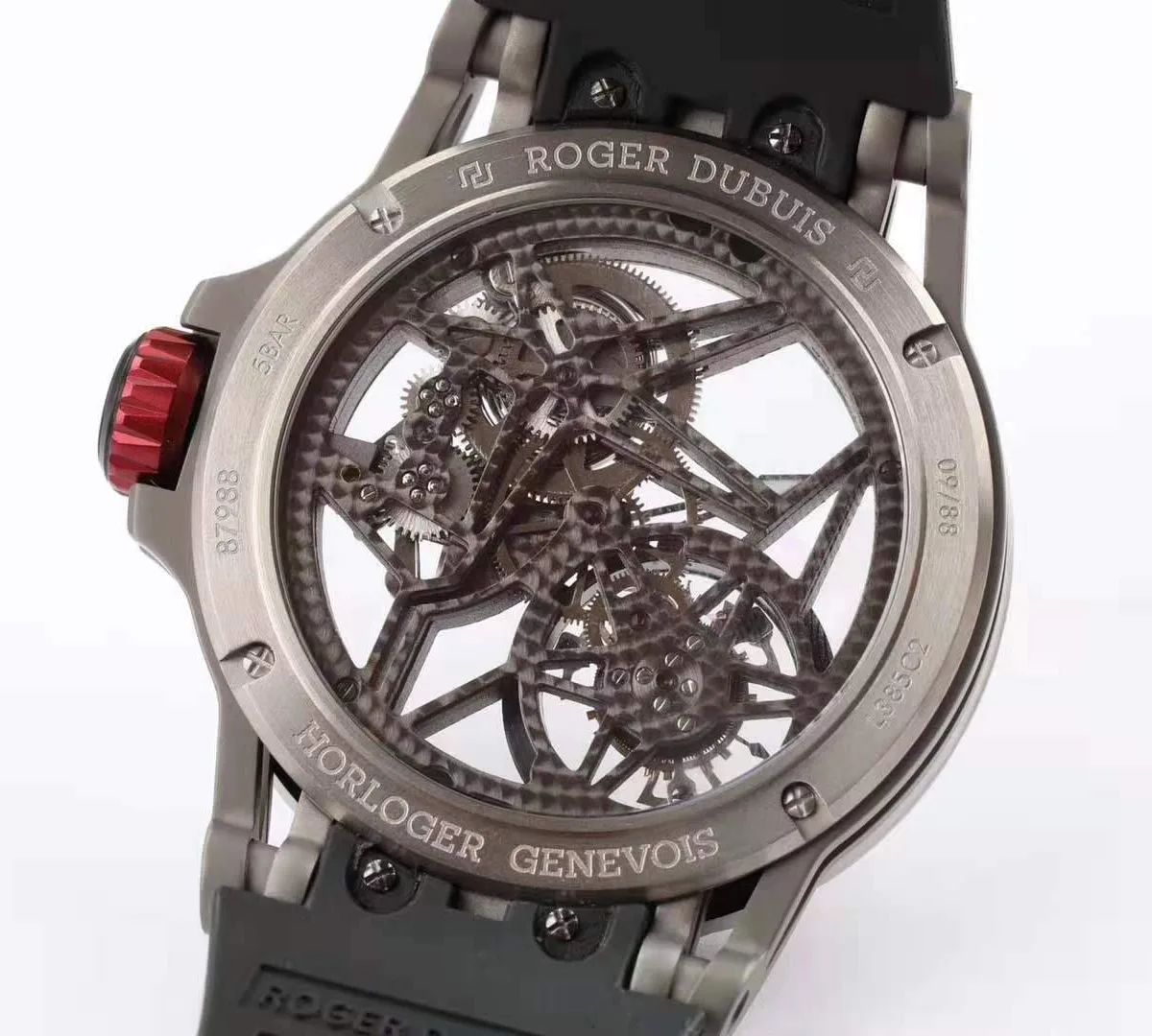 Excalibur-Spider-Skeleton-Flying-Tourbillon-with-Black-Rubber-Strap-7