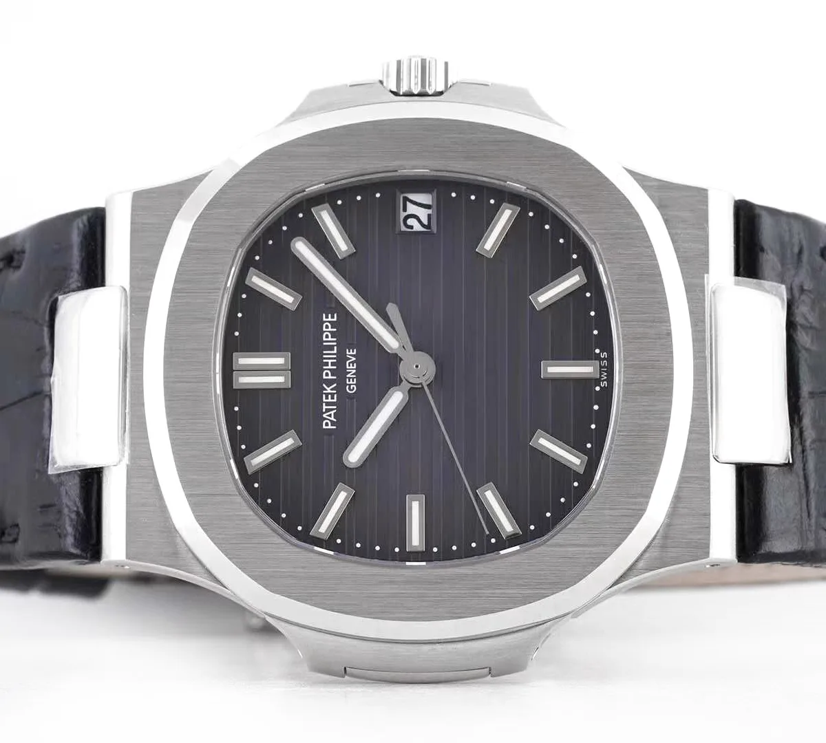 Patek-5711-Grey-Dial-on-Leather-Strap-4