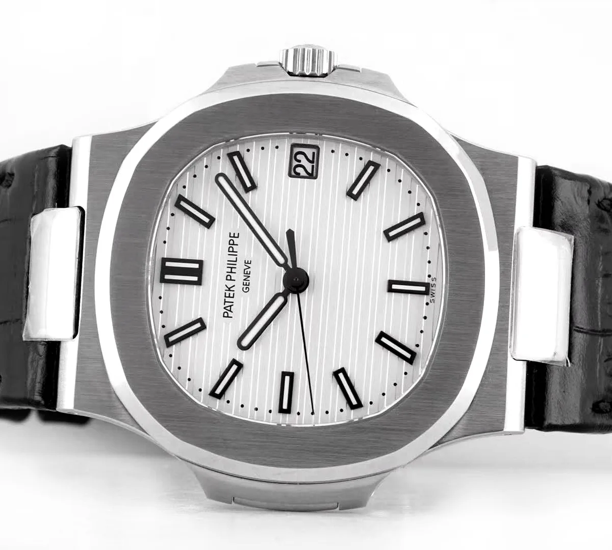 Patek-5711-White-Dial-on-Leather-Strap-10