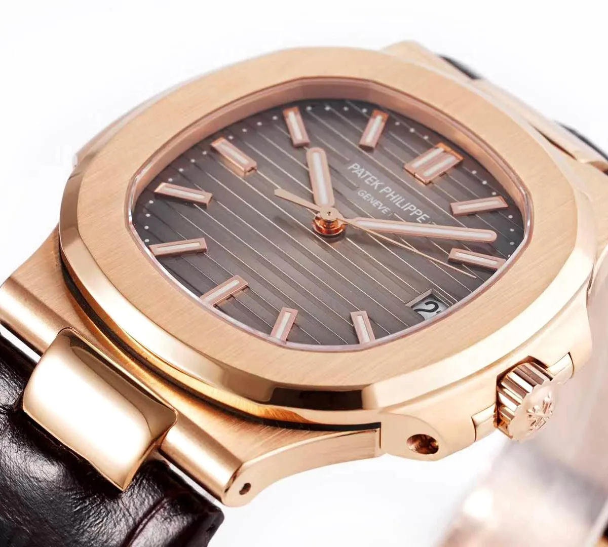 Patek-5711-RG-Brown-Dial-on-Leather-Strap-3