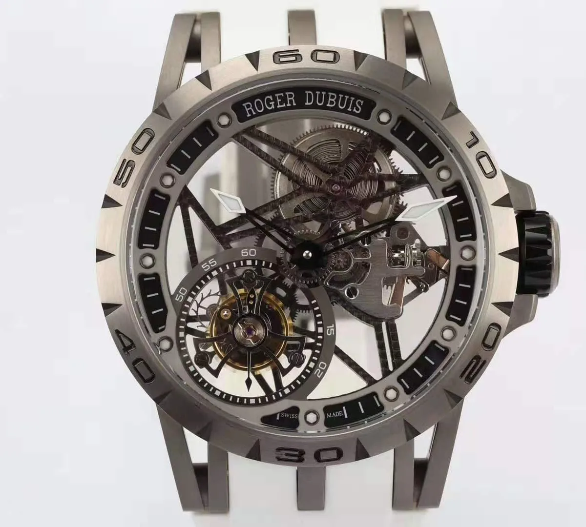 Excalibur-Spider-Skeleton-Flying-Tourbillon-with-White-Rubber-Strap-4