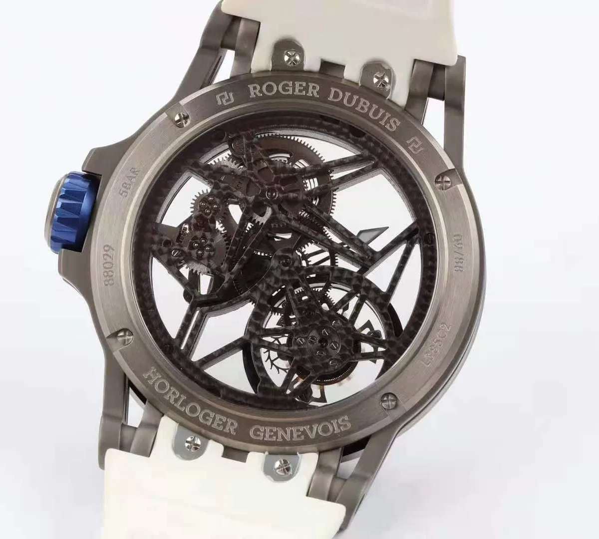 Excalibur-Spider-Skeleton-Flying-Tourbillon-with-White-Rubber-Strap-2-7