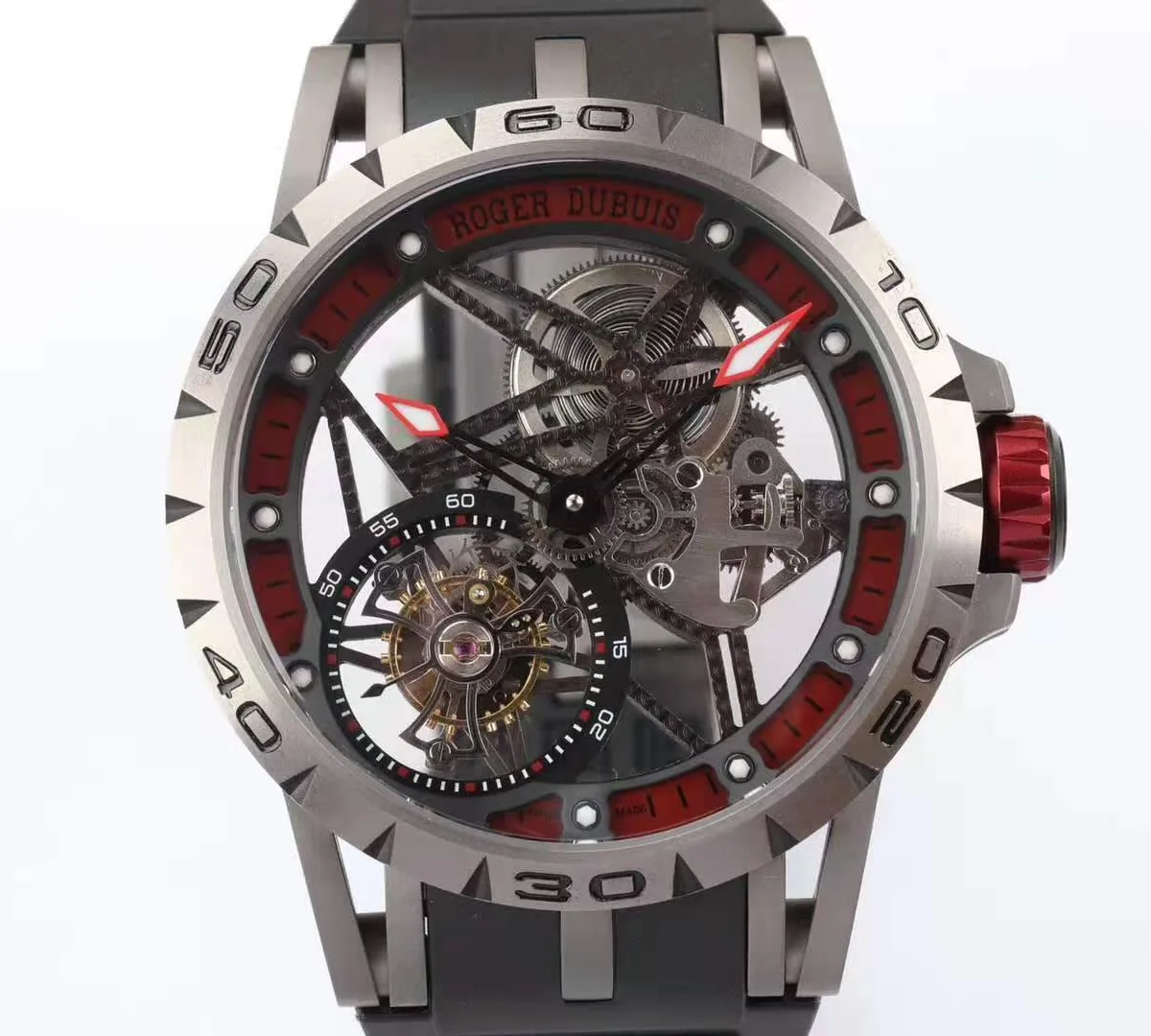 Excalibur-Spider-Skeleton-Flying-Tourbillon-with-Black-Rubber-Strap-4