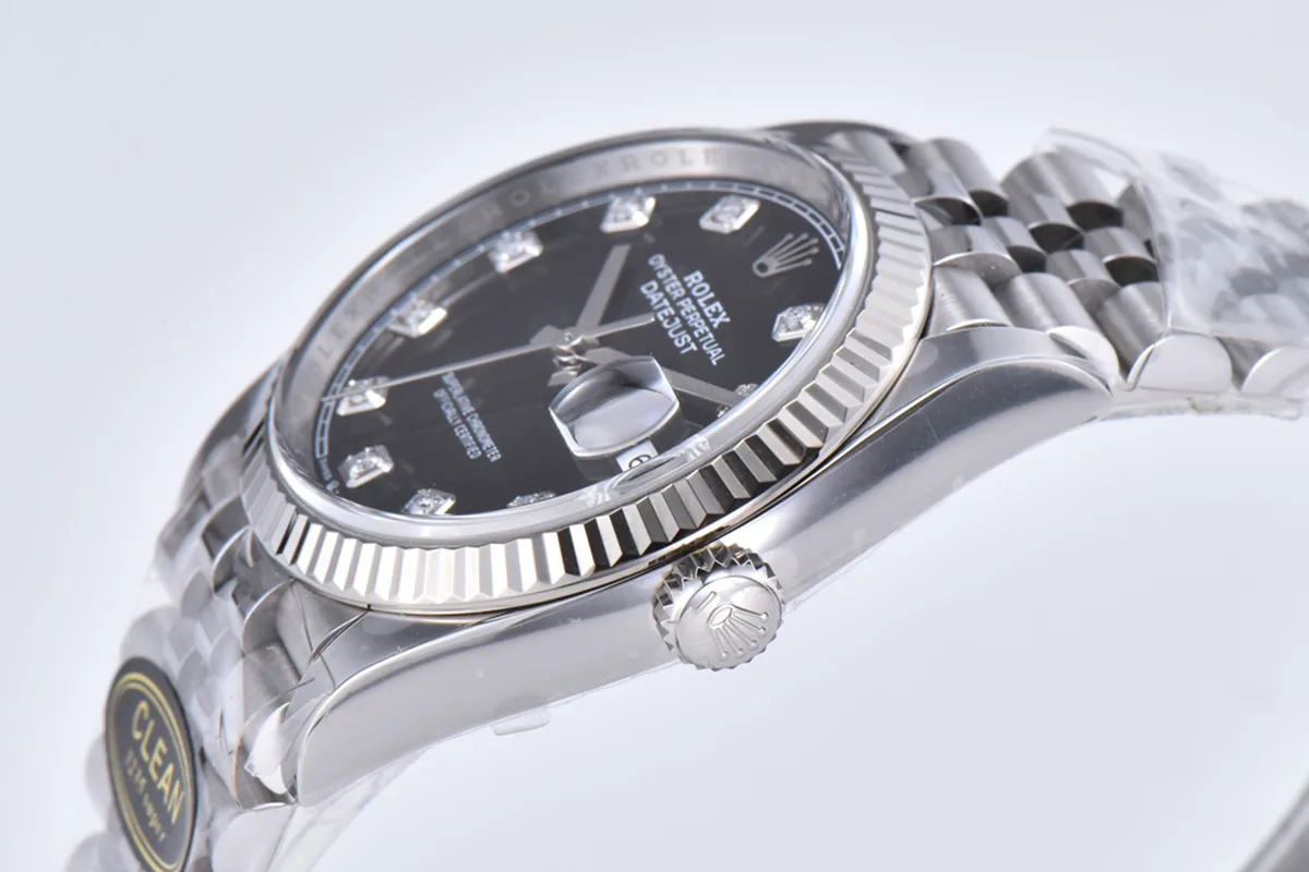 Datejust-36-126234-Bright-Black-Dial-with-Diamond-Marker-in-Steel-in-Jubilee-Bracelet-6