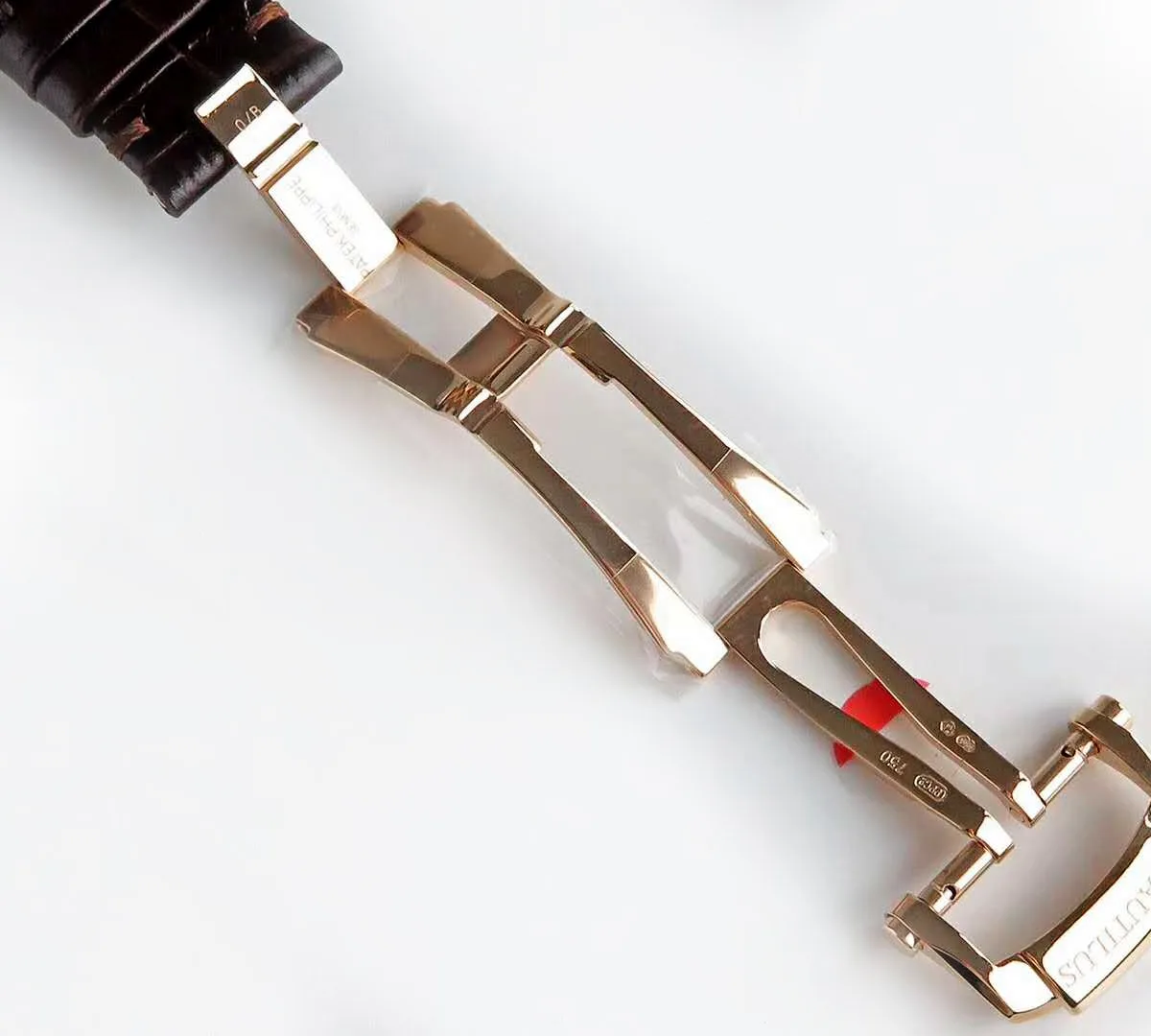 Patek-5711-RG-White-Dial-on-Leather-Strap-7